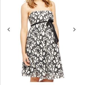 Strapless Lace Maternity Dress